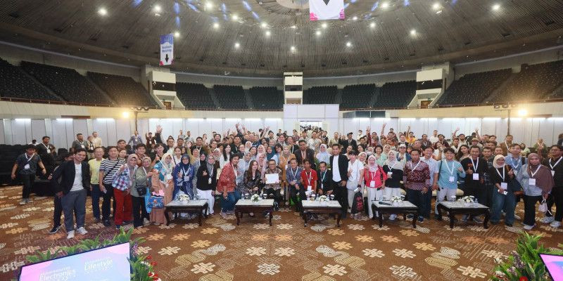 Para peserta seminar bisnis di ajang GSEI hari kedua (26/9) di JICC. (Ist)