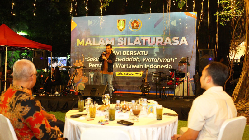 Malam Silaturasa PWI di Surakarta (4/10). (Ist)